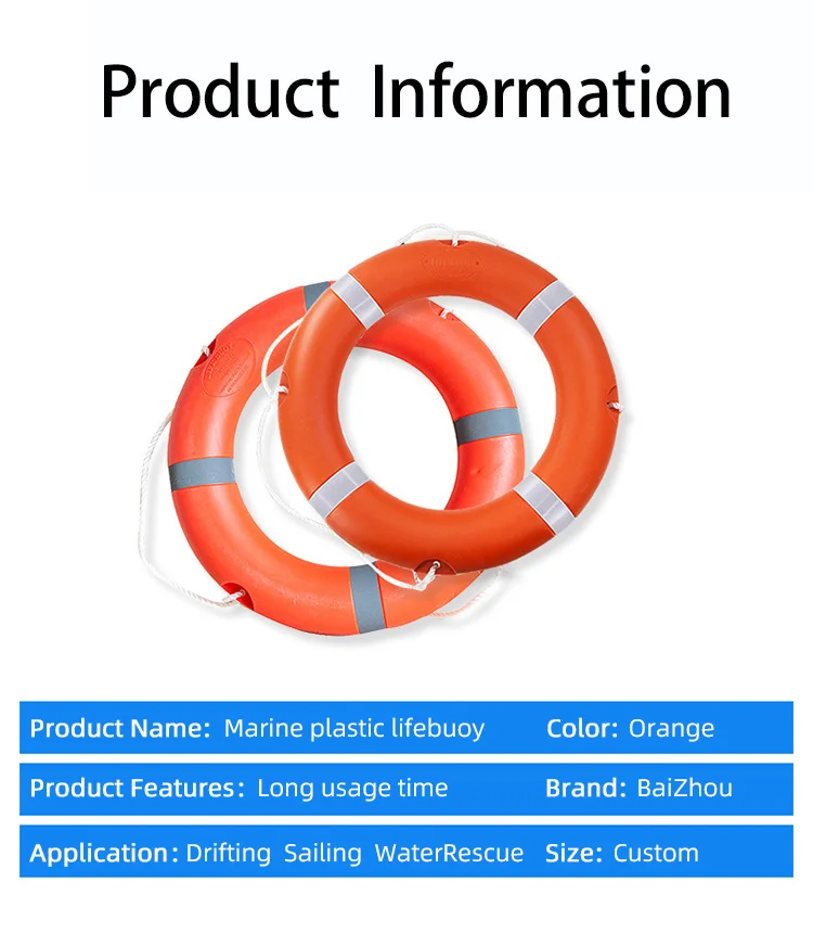 Solas Orange Plastic Swimming Pool Water Rescue Float Life Buoy Rings ...