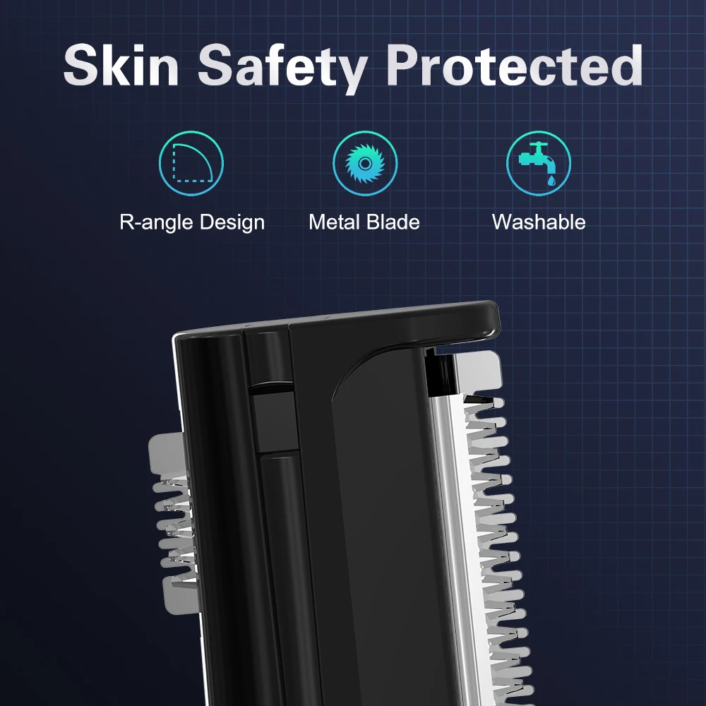 Съемный портативный беспроводной Перезаряжаемый водонепроницаемый безболезненный прибор для удаления волос электрический триммер в ушах и