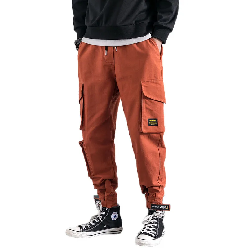 Orange Print Pattern Baggy Pants For Man With Side Pockets And Rope  Clothing Factory Profesiona - Buy Pantalones Cargo Para Hombre Con  Bolsillos Laterales Product on 