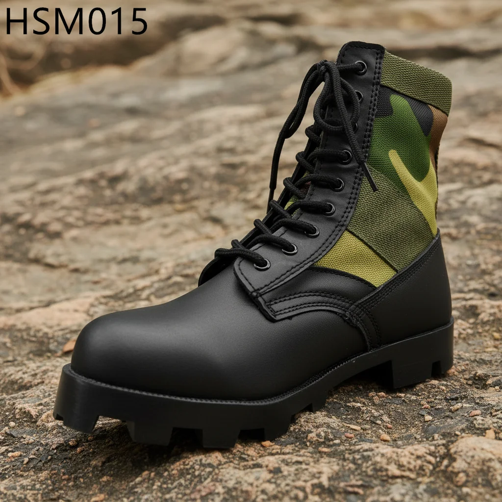 ZYF,Hill Crossing Camouflage Combat Boots with L-Protection Board Hard Altama Rubber Outsole Tactical Boots for Outdoor HSM015