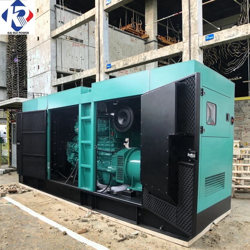 250kva 150kva 500kva Open Frame Diesel Generator with 50/60Hz 480V Super Silent Type for Engine