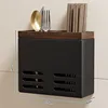 Black walnut wood chopstick holder