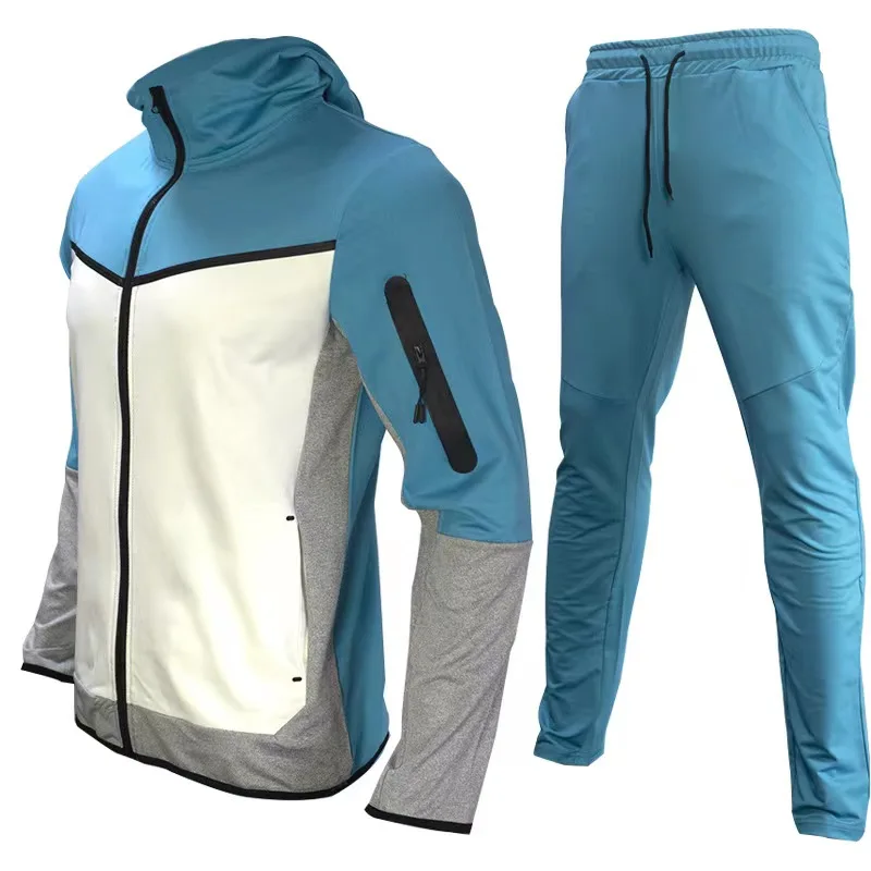 2023 High Quality Custom Logo Tracksuit Plain Jogging Sweatsuits Zipper ...