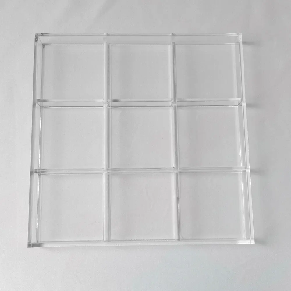 Персонализированная Шахматная настольная игра Lucite XO для улицы, большая акриловая настольная игра для детей