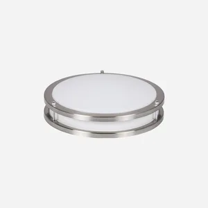 Hot Sales  LED Flush Mount Dimmable Ceiling Light,Brushed Nickel Round Lighting for Kitchen,Hallway,Bathroom,Stairwell