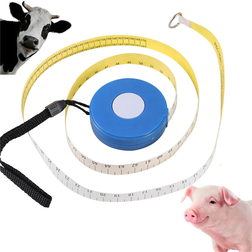 Cattle And Pig Body Weight Tape Measure, 2.5m Farm Equipment For