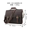 B515 Crazy Horse Leather Dark Brown (Small)