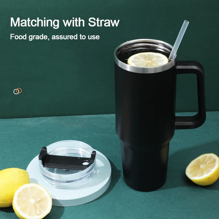 Stainless Steel Tumbler With Straw Hot Water Bottle Vasos De Acero ...