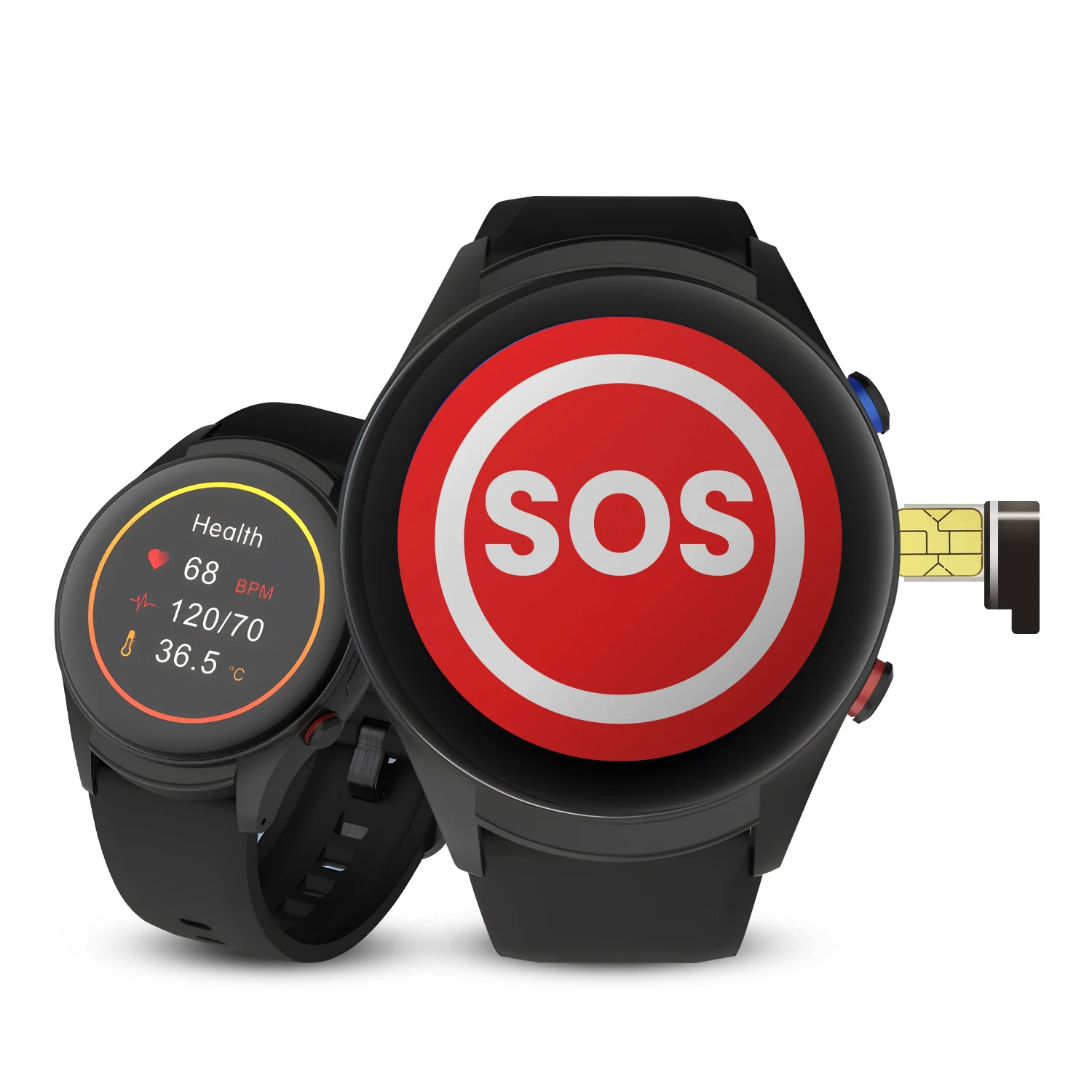GPS Elderly Calling Smart Watch Fall Detection SOS