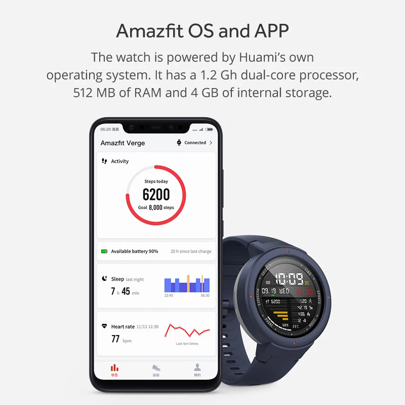 Amazfit verge sales english