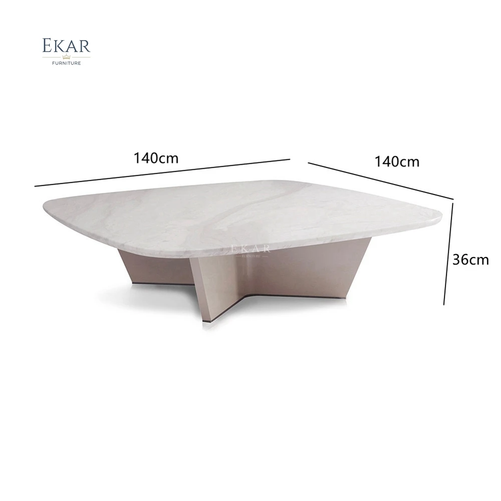 product modern elegant jazz white marble top coffee table for home living room furniture-68