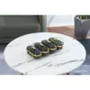 Luxury Green Gold Iron Frame Four-Compartment Design