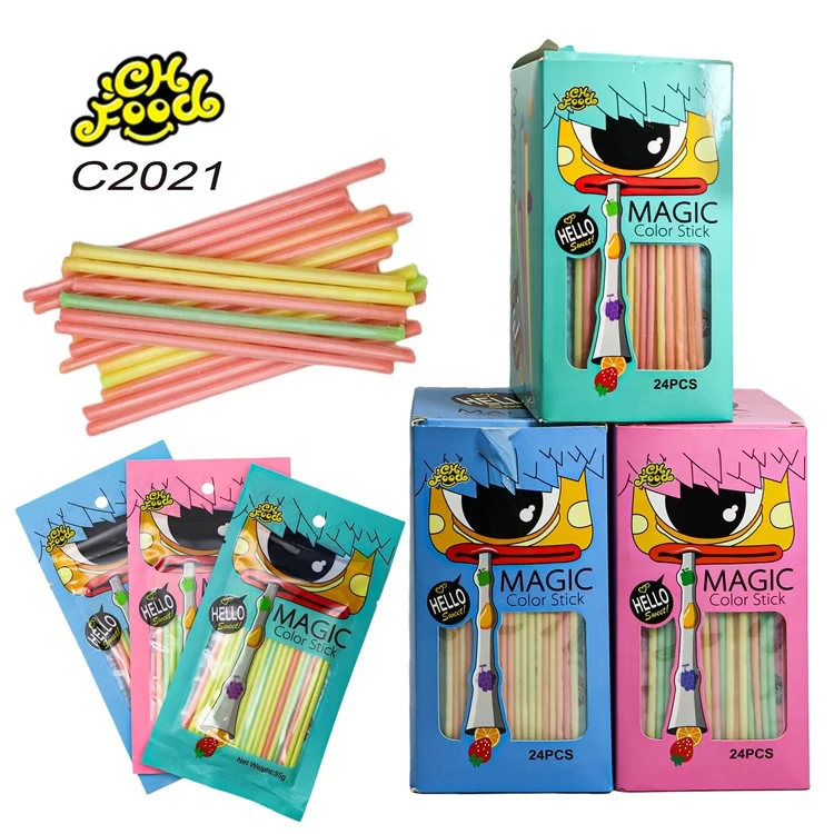 China Candy Supplier Wholesale and OEM CC Stick Sour Powder Candy for Kids Sweet Candy