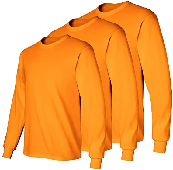 Быстросохнущие высоковидимые рубашки с логотипом на заказ из 100% полиэстера, с длинным рукавом, рабочая одежда для безопасности, строительные рубашки