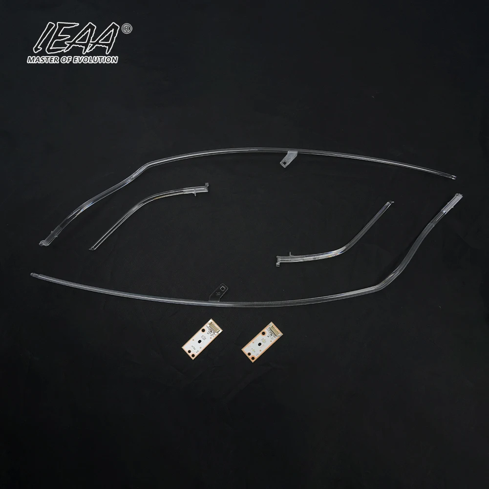 Car Led Tube DRL Light Guide Strip Acrylic Tube PCB Daytime Running Light Strip with Chip for Skoda Superb Low Spec 2019-2024