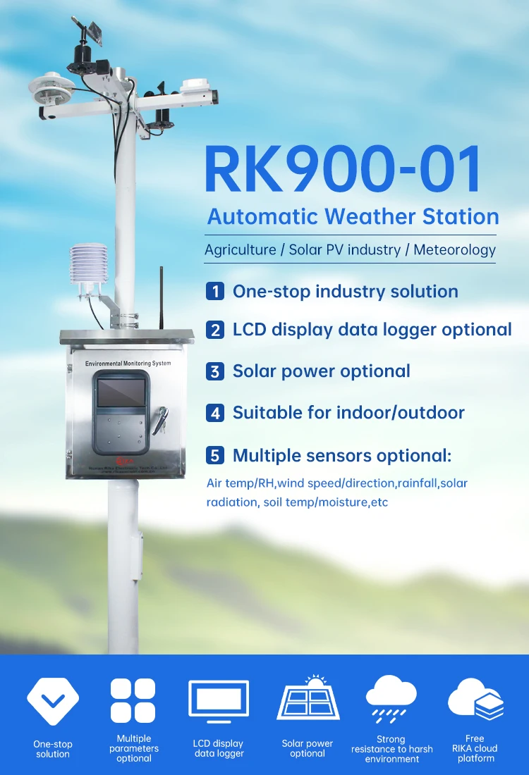 Rk900-01 Automatic Weather Station Meteorological Monitoring Station