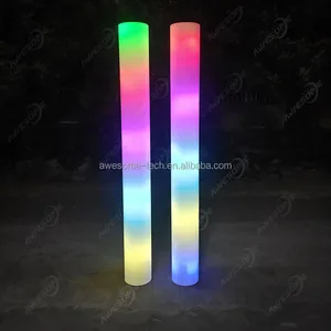 Outdoor Waterproof Colorful RGB Rechargeable Led Tube Light