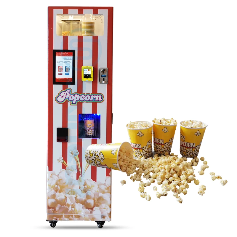 Máquina expendedora de palomitas de maíz de autoservicio para centro  comercial - TECNOLOGÍA SHENZHEN HAOMIN LIMITADA