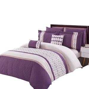 KOSMOS Bedding Polycotton Embroidery Lace King Comforter