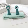 1#Green snail hair band