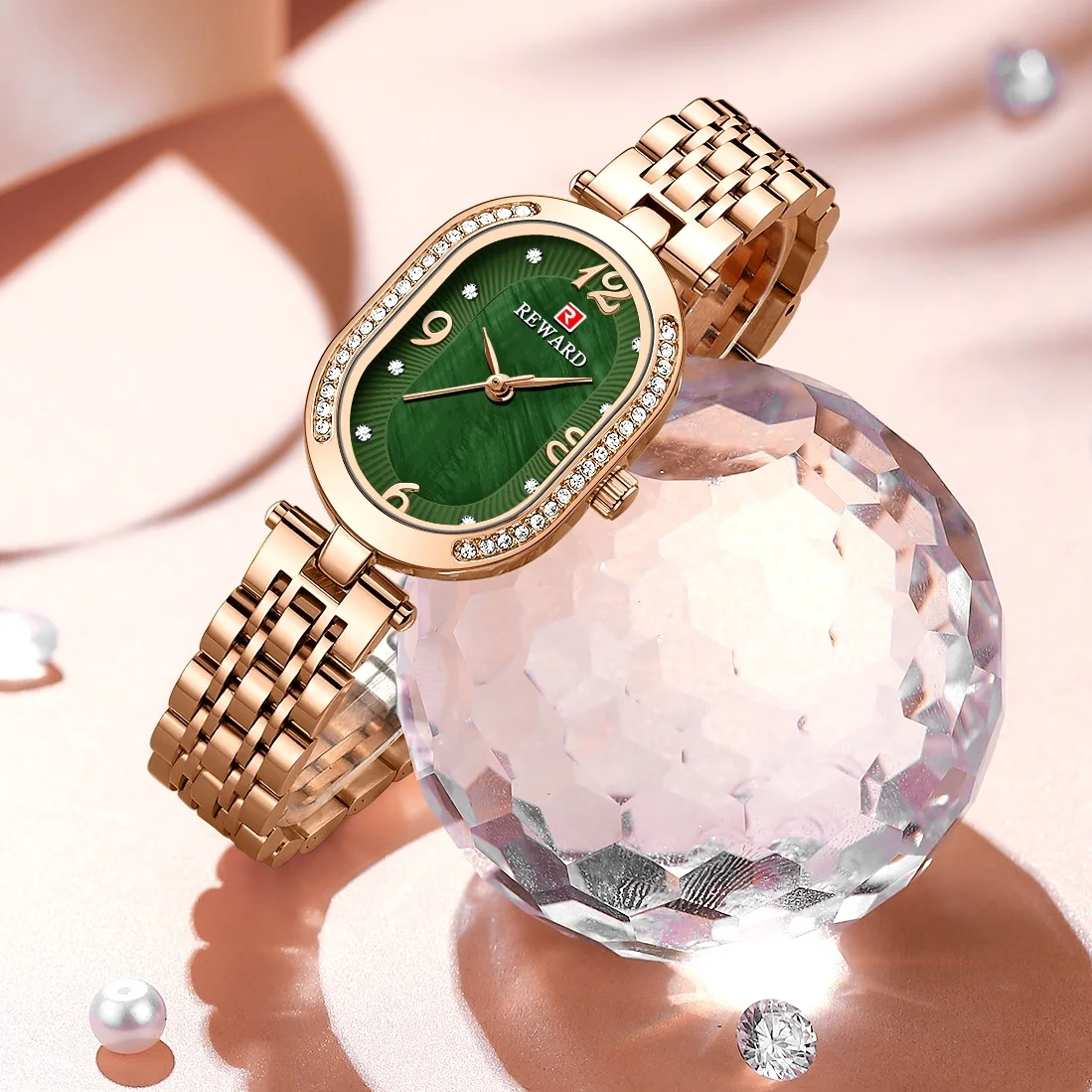 Reward Hot Sale Women's Watches Luxury Water Resistant