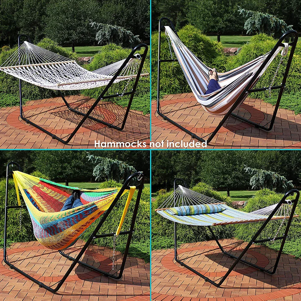 Hmk Universal Heavy Duty Steel Hammock Stand Fits Hammocks 9 To 14 Feet