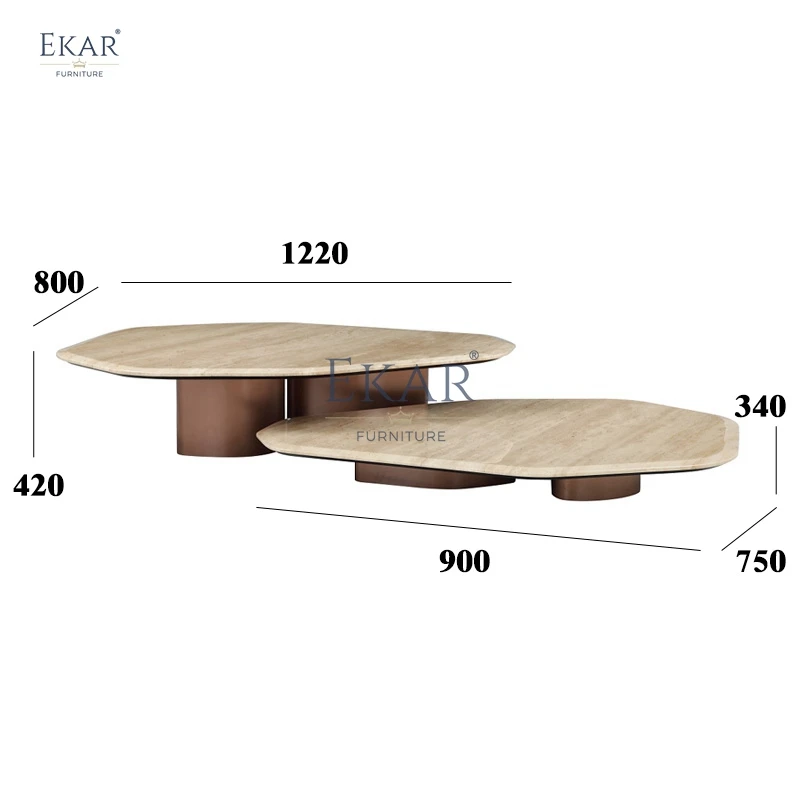 product modern nesting coffee table set with sleek design for living room-67