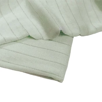 Can customize bamboo fiber jacquard fabric top fabric 95%bamboo fiber 5%spandex