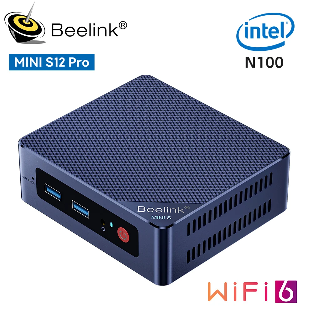 Beelink Mini S12 Pro - Intel N100 NVME SSD Desktop Gaming