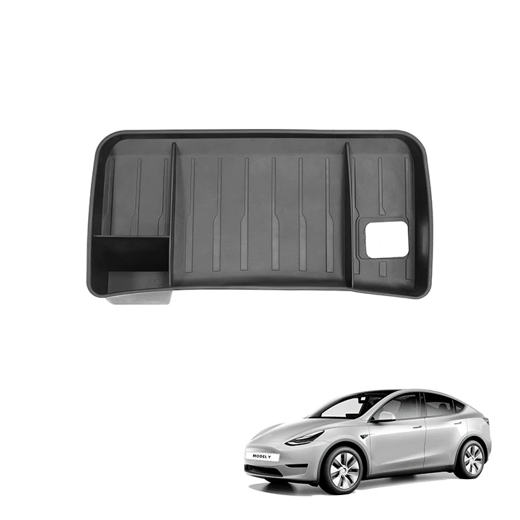 カーナビ画面リア収納ボックス テスラ Model Y アクセサリ ABS製 リア画面収納ボックス インテリアアクセサリー