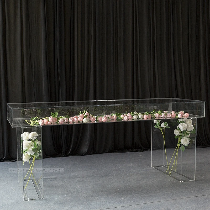 Acrylic Dining Table for Wedding Events - Modern Design