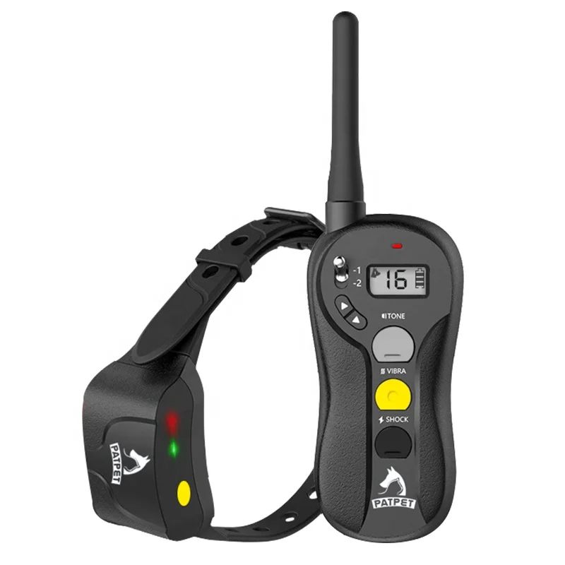 Popular Portable Waterproof Plastic Remote Control Dog Training Collar with 1000M Range Eco-Friendly Easy to Operate