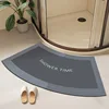 Simple SHOWER-TIME light gray curved