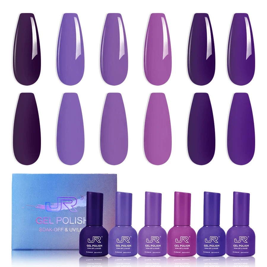 beauty products for women 120 Colors JR Nail Polish Private Label UV Gel 15ml Soak off Gel Polish kit nails supplies salon