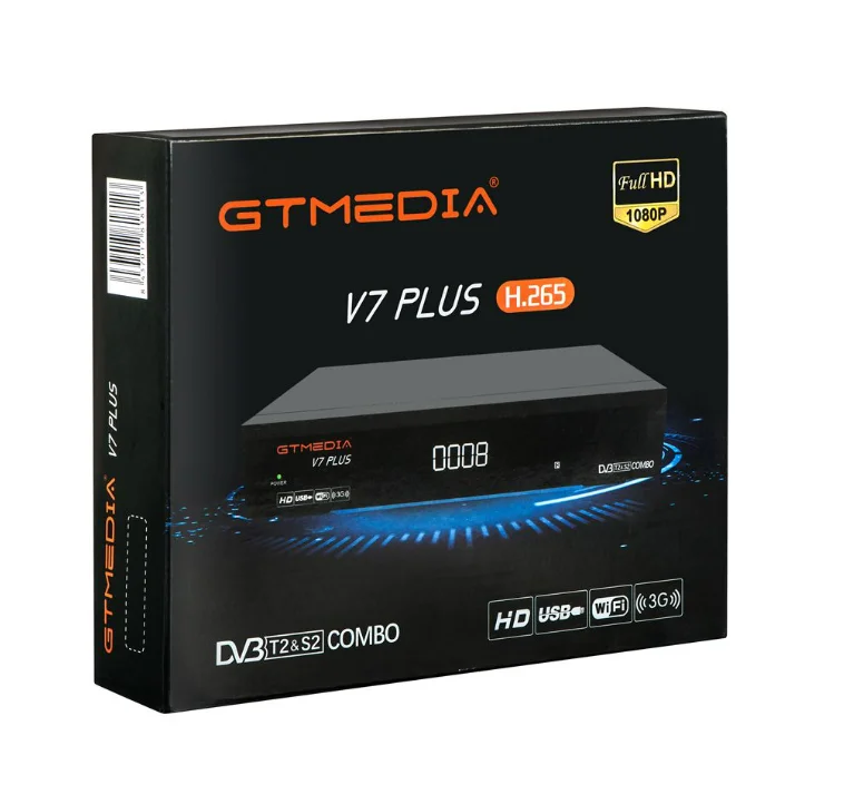 GTmedia V7 PLUS DVB-T2 DVB-S2 Satellite tv Combo Receiver Support H.265 