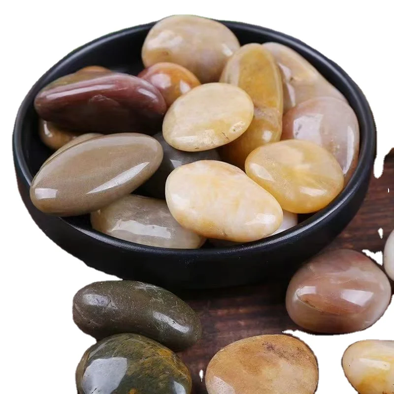 Natural Polished White Paving Stones and Stylish Cobblestone Garden Pebbles for Landscaping Premium Cobbles & Pebbles