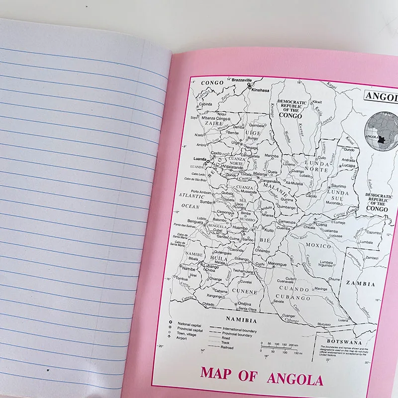 Angola A5 Exercise Book Recycle Paper School Students Notebooks ...