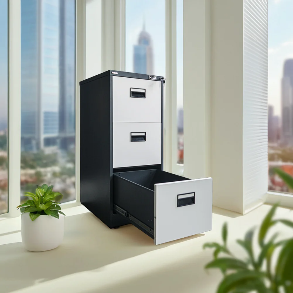 2024 Modern Design Adjustable Lockable Metal Steel Office Furniture Storage Drawer Filing Cabinets for Kitchen Outdoor Gym Use