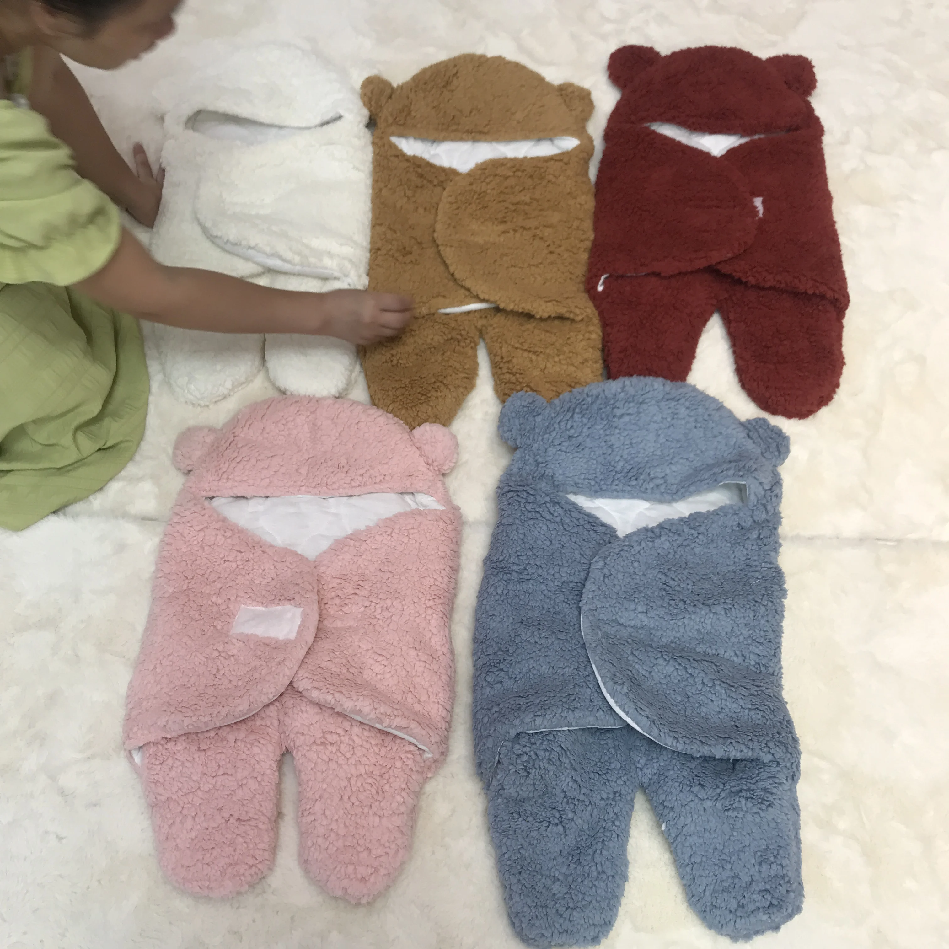 Newborn Baby Sleepsack Bag Jump Swaddling Newborn Baby Blanket Soft ...