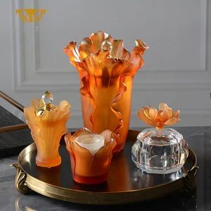 2026 New Ramadan Fragrance Crystal Incense Burner Set Eid Craft Bakhoor Jar Giveaway Set