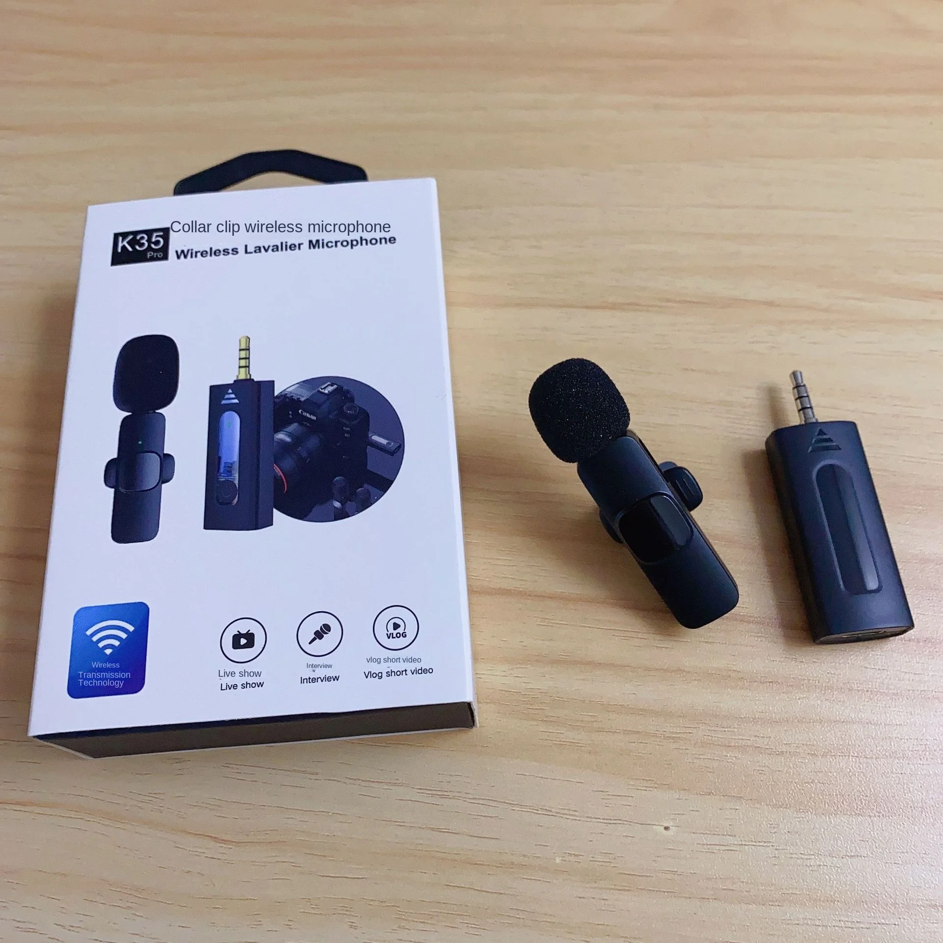 Collar Microphone Mm Wireless Mic K35 Wireless Microphone Jack