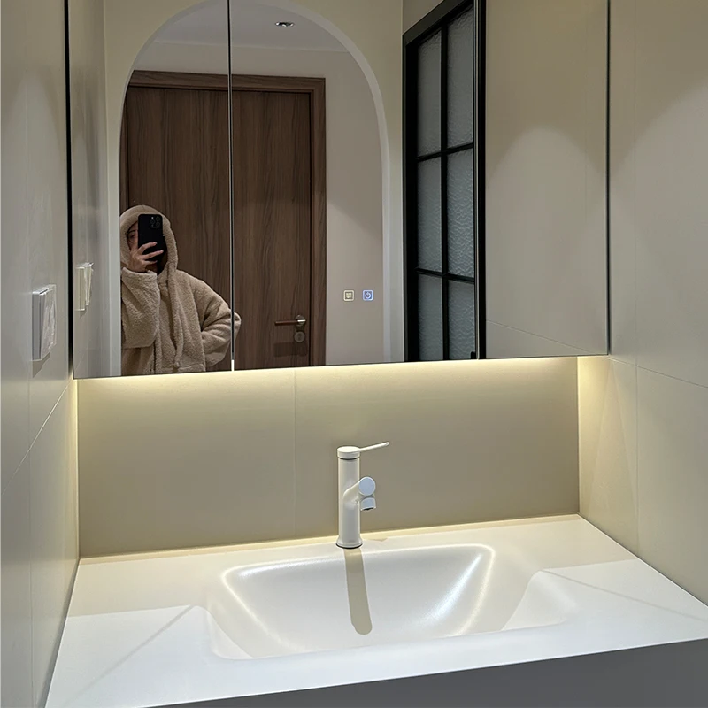 product wall mounted bathroom cabinet custom high quality durable vanity with ceramic sink combo bathroom cabinet-8