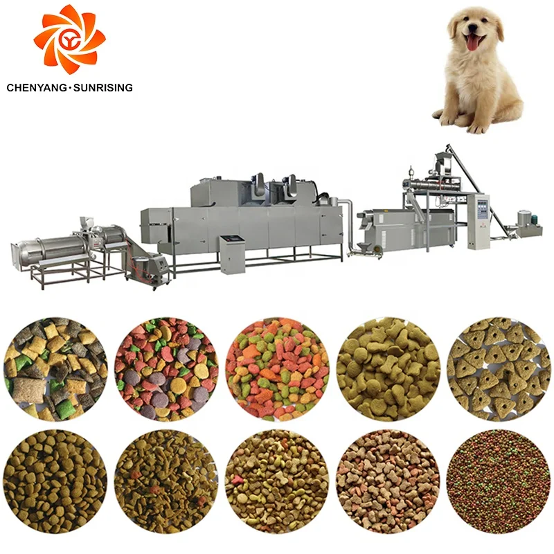 2023 Full Production Line Manufacturing Plant Cooling Dry Pet Dog Food