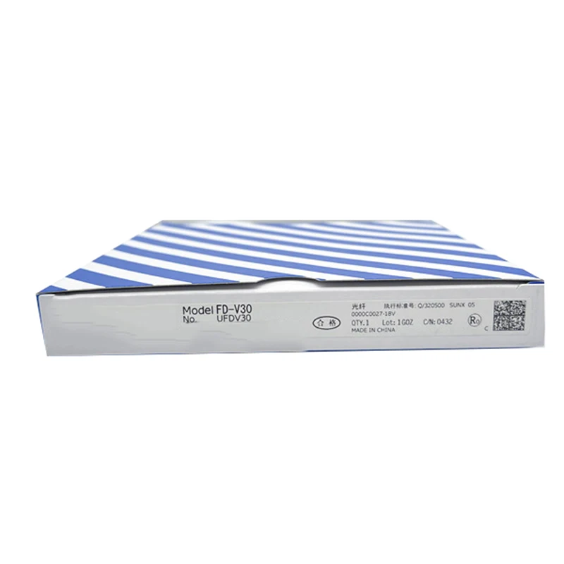 New Original  FD-V30 Fiber Optic Sensor Amplifier, FD Series. Applied to tiny object detection, position sensing and counting in industrial automation. It features high sensitivity, rapid response, easy sensitivity adjustment and compact layout