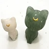 แมวลูน่าหินออบซิเดียนสีดำ