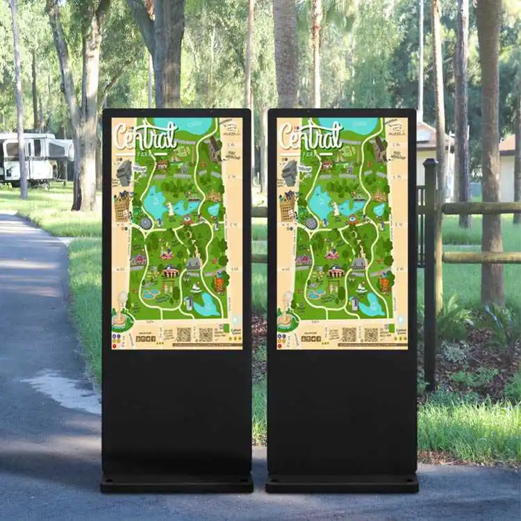 City center outdoor information kiosk