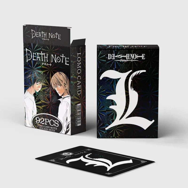 92PCS/BOX Cartoon Death Note Yagami Light L Ryuuku Cards