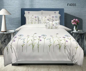 Latest Design Embroidered Bedspread Comforter Set 6 Piece Bedspread King Size