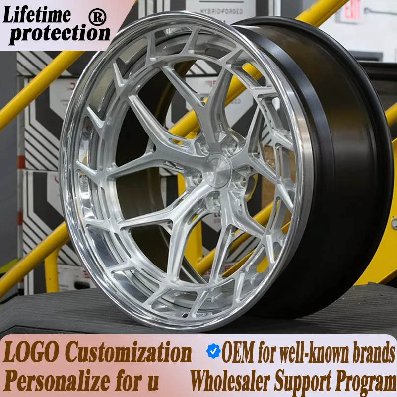 LC3-01T Forged Wheels 18-26 Inch Deep Concave 3-Piece Polished Alloy Rims Luxury Design For BMW