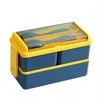 Compartiment double couche-bleu